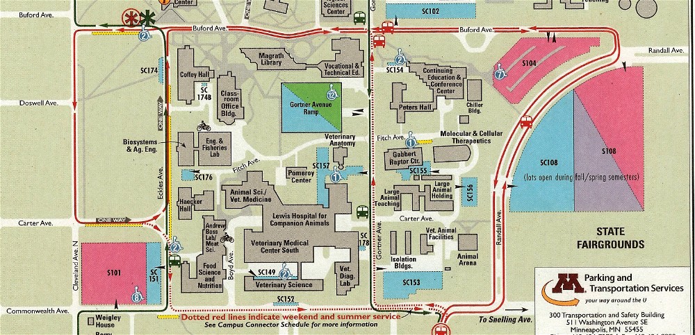 St. Paul Campus Map